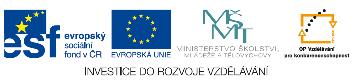 Loga Evropské unie, MŠMT a OP Vzdělávání